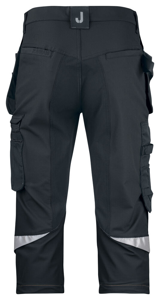 Jobman - 2195 Stretch Long Shorts HP Zwart/Zwart 124