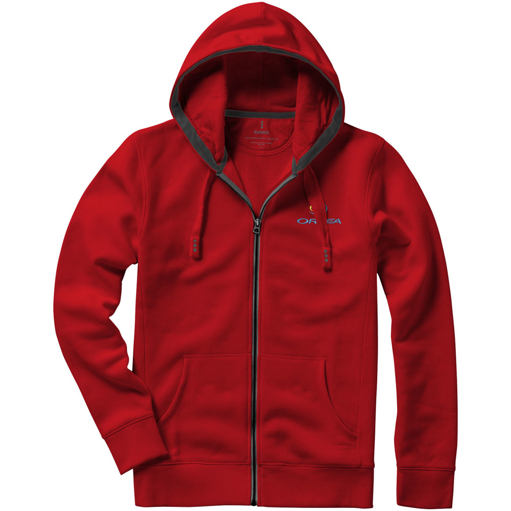 Arora 300 g/m² unisex hoodie met ritssluiting