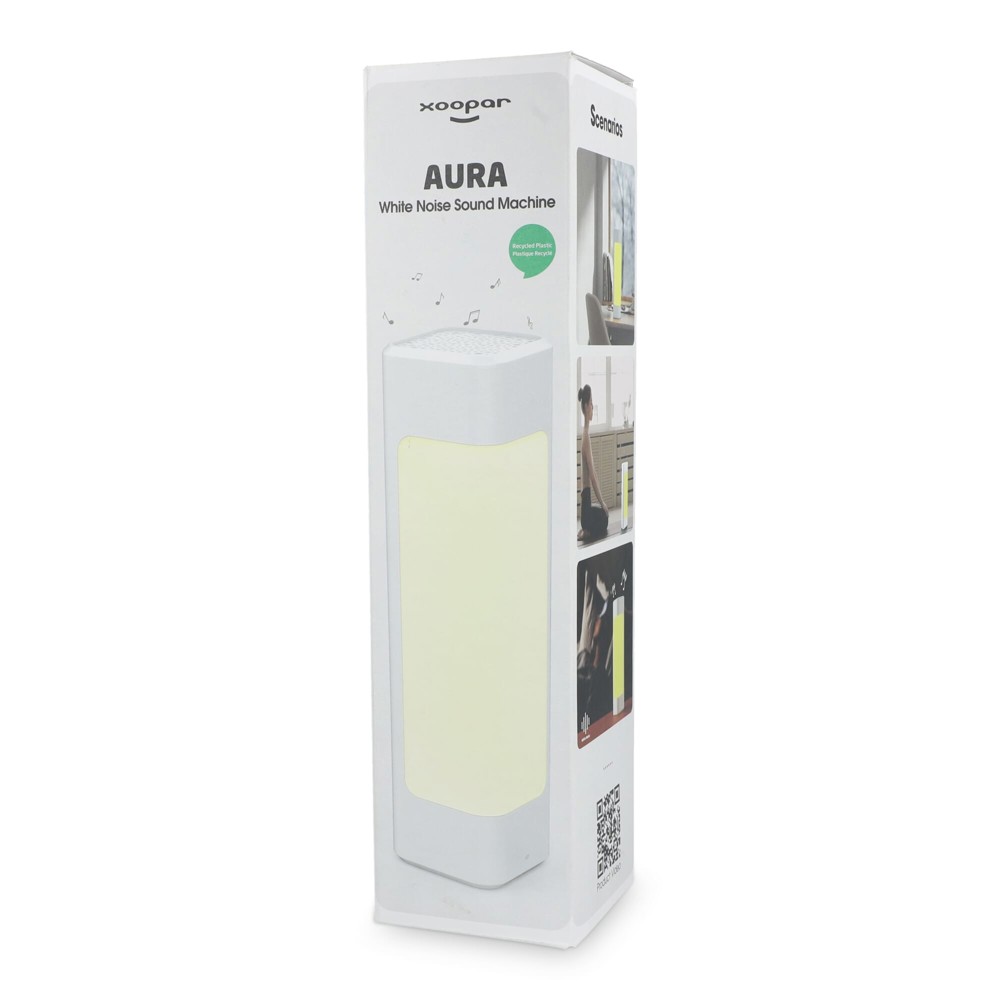 Xoopar Aura White Noise Speaker Gemaakt van Gerecycled Plastic