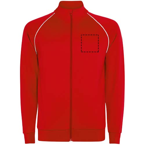 Valier herensweatshirt met doorlopende rits