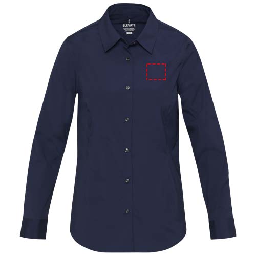 Carnelian 133 g/m² poplin damesshirt