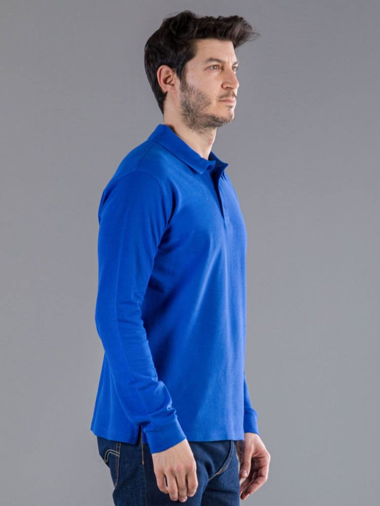 BS Evolution long sleeve polo, 180 gr/m²