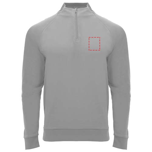 Epiro 200 g/m² sweatshirt met lange mouwen en kwartrits voor kinderen