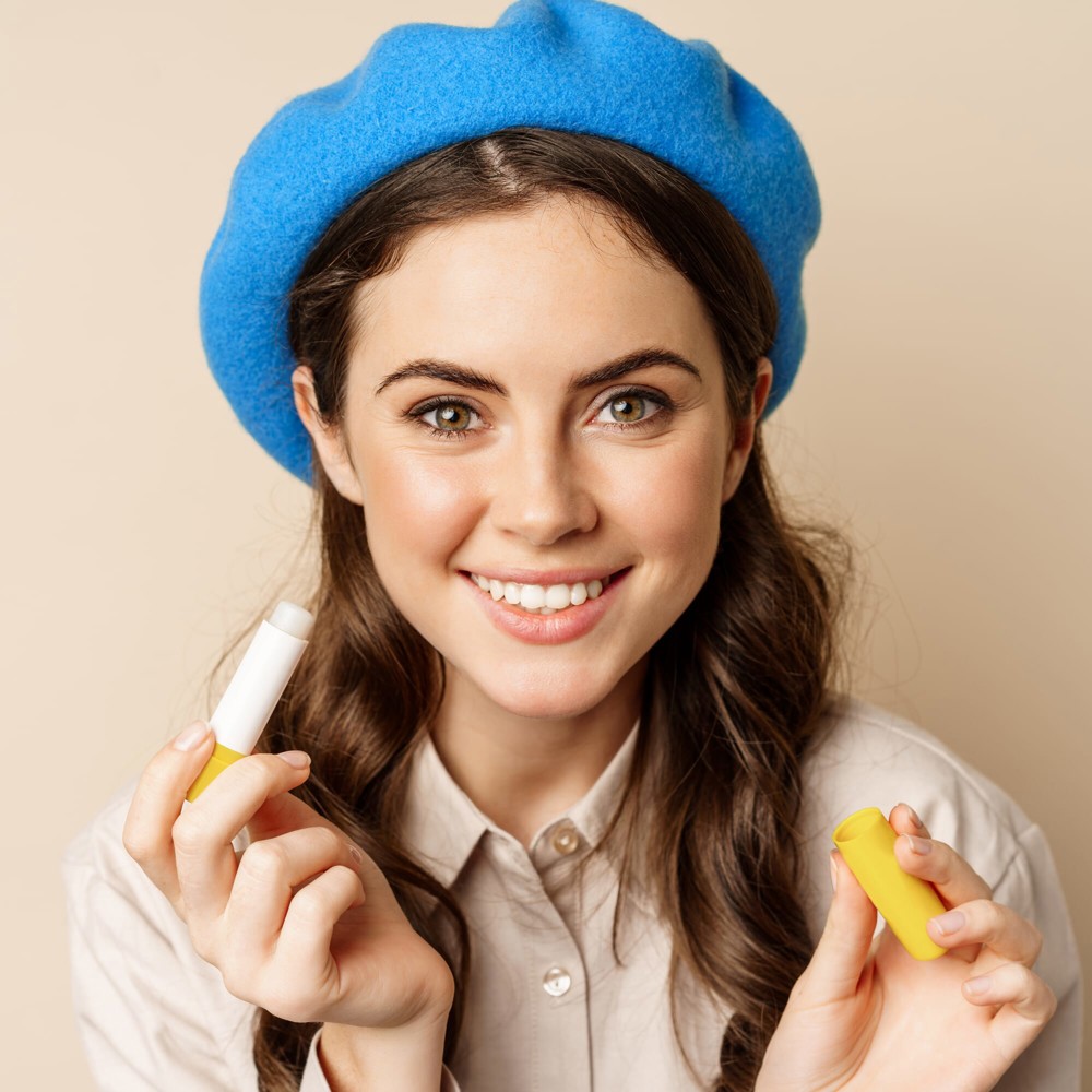 Klassieke lippenbalsemstick gerecycled materiaal
