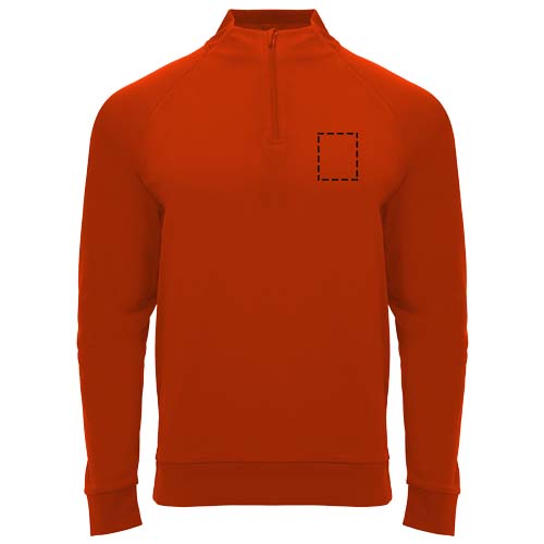 Epiro 200 g/m² sweatshirt met lange mouwen en kwartrits voor kinderen