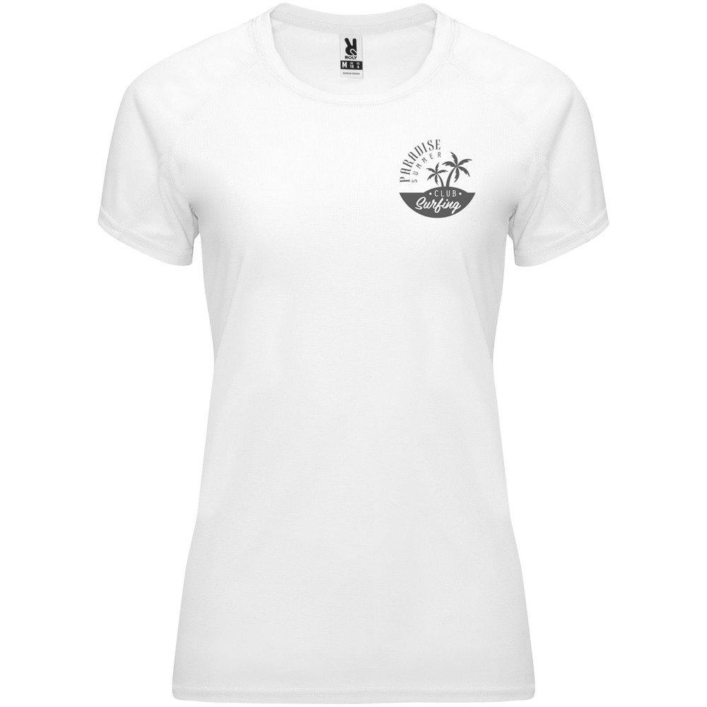 Bahrain 135 g/m² sportshirt met korte mouwen voor dames