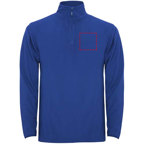 Himalaya fleece herenjack met kwartrits