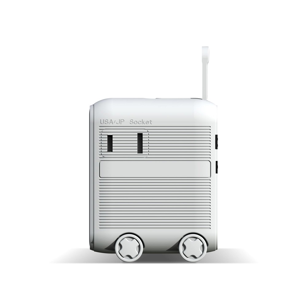 Xoopar Luggie GaN Wereldstekker Trolley