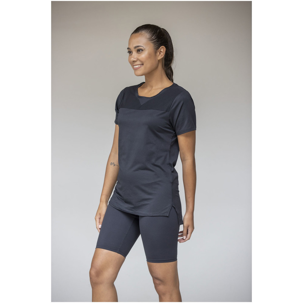 Borax 160 g/m² Dames T-shirt met korte mouwen, cool fit, GRS gerecycled