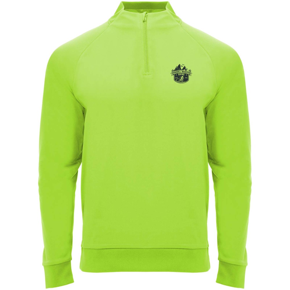 Epiro 200 g/m² unisex sweatshirt met lange mouwen en kwartrits