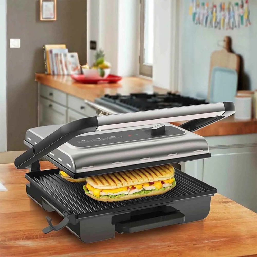 Tefal Inicio Grill Adjust- Zilver