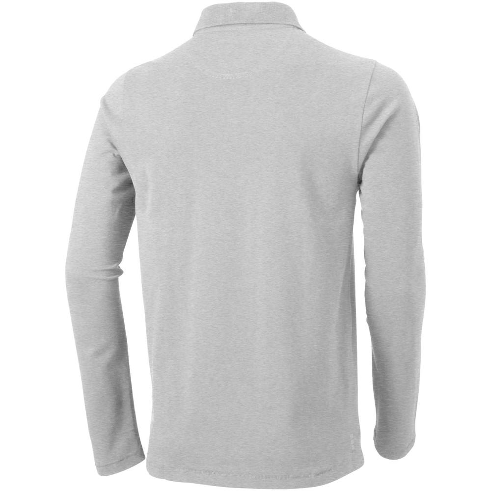 Calgary 180 g/m² herenpolo met lange mouwen
