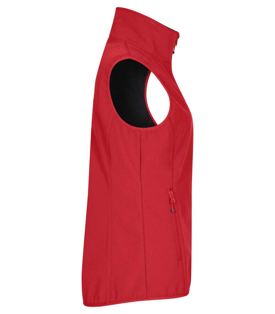 Clique - Classic Softshell Vest Women Rood XS