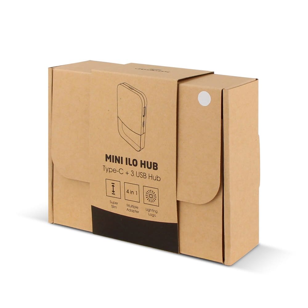 2598 | Xoopar iLo Mini Hub– 4 in 1 Adapter – USB 2.0 Data Transfer - Splitter