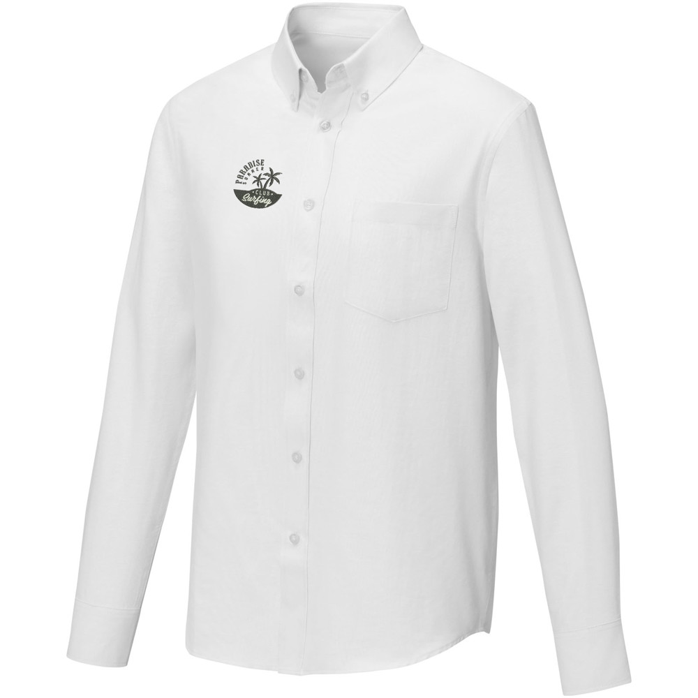 Pollux 130 g/m² herenoverhemd met lange mouwen