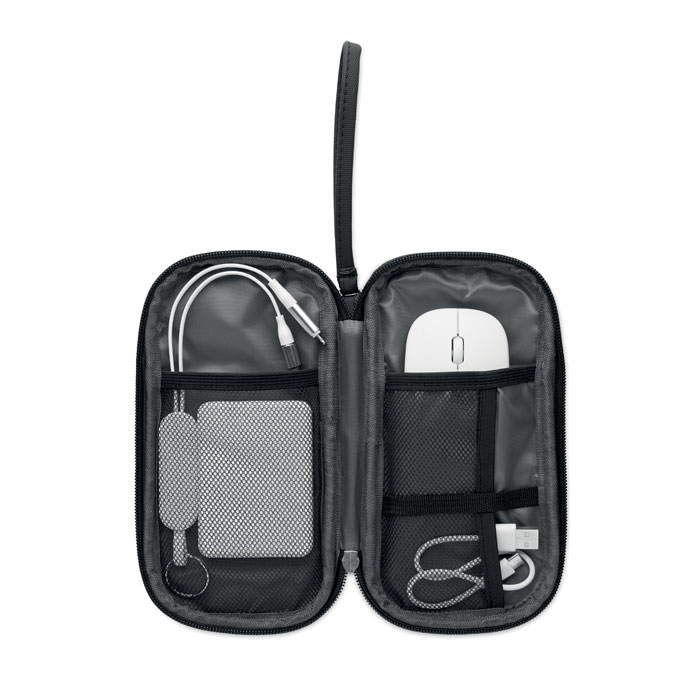 ALLTHERE - 600D RPET tech organizer etui