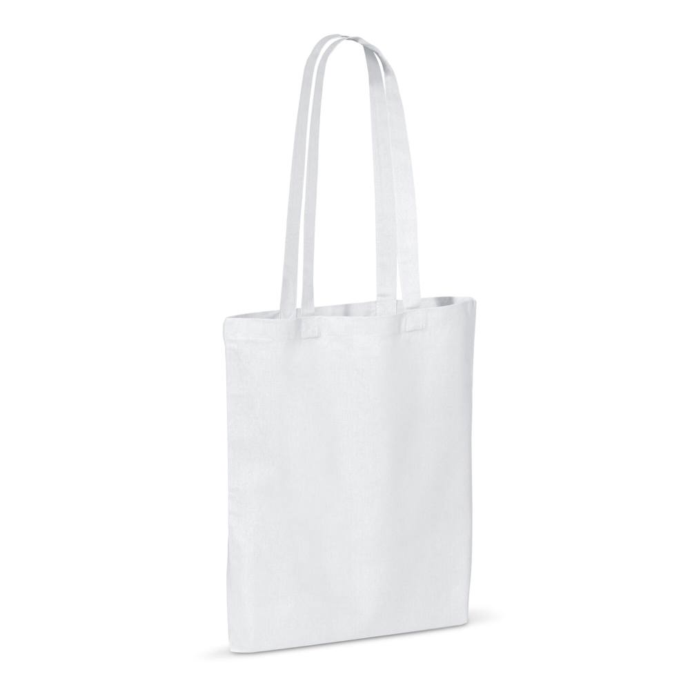 Schoudertas katoen OEKO-TEX® 140g/m² 38x42cm - Wit