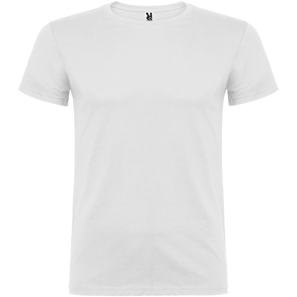 Beagle 155 g/m² herenshirt met korte mouwen - Wit