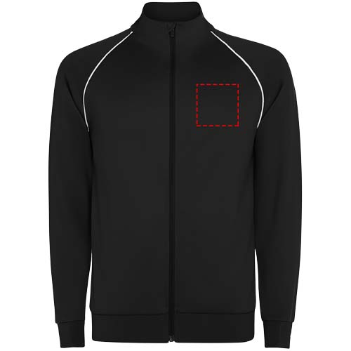Valier herensweatshirt met doorlopende rits