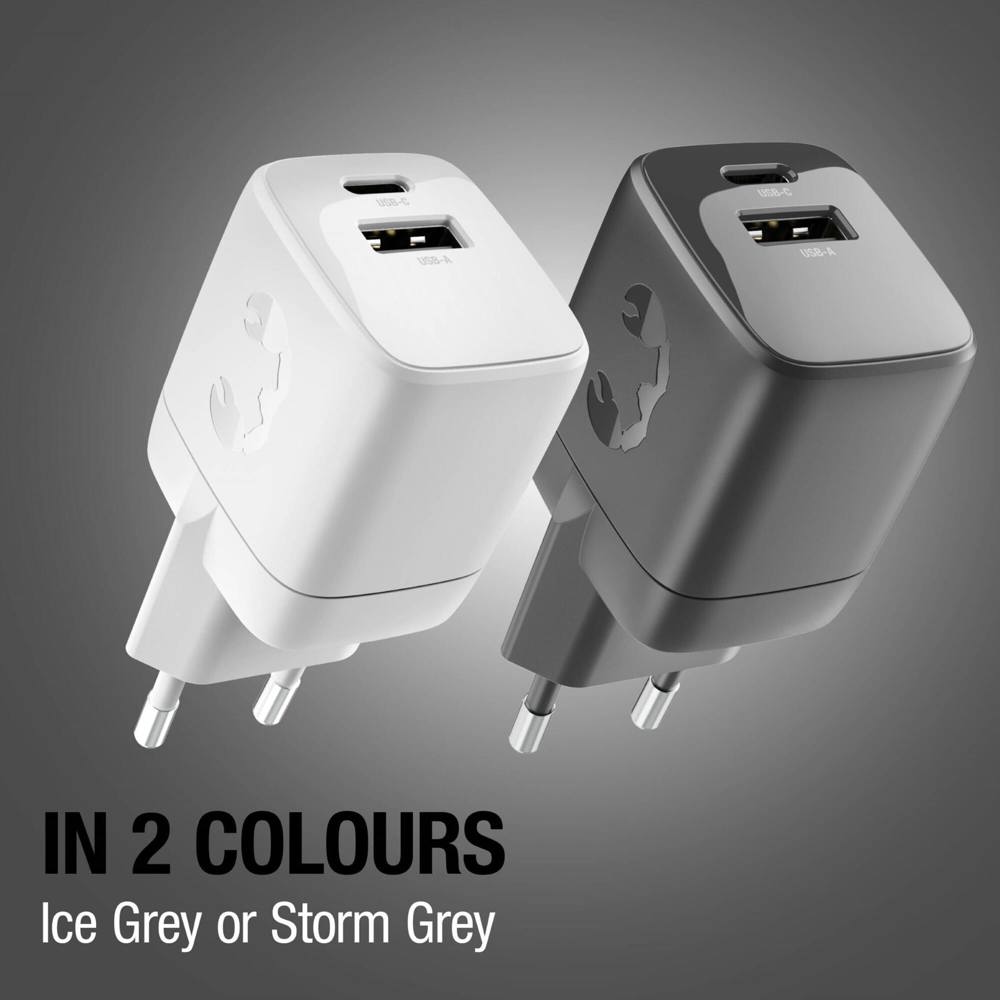 Fresh 'n Rebel 30W Snellader GaN USB-C &amp; USB-A