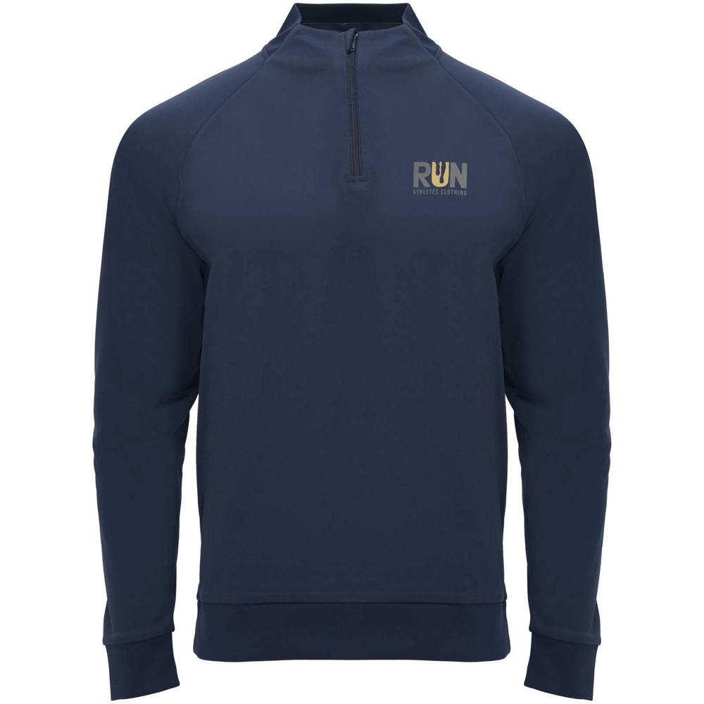 Epiro 200 g/m² unisex sweatshirt met lange mouwen en kwartrits