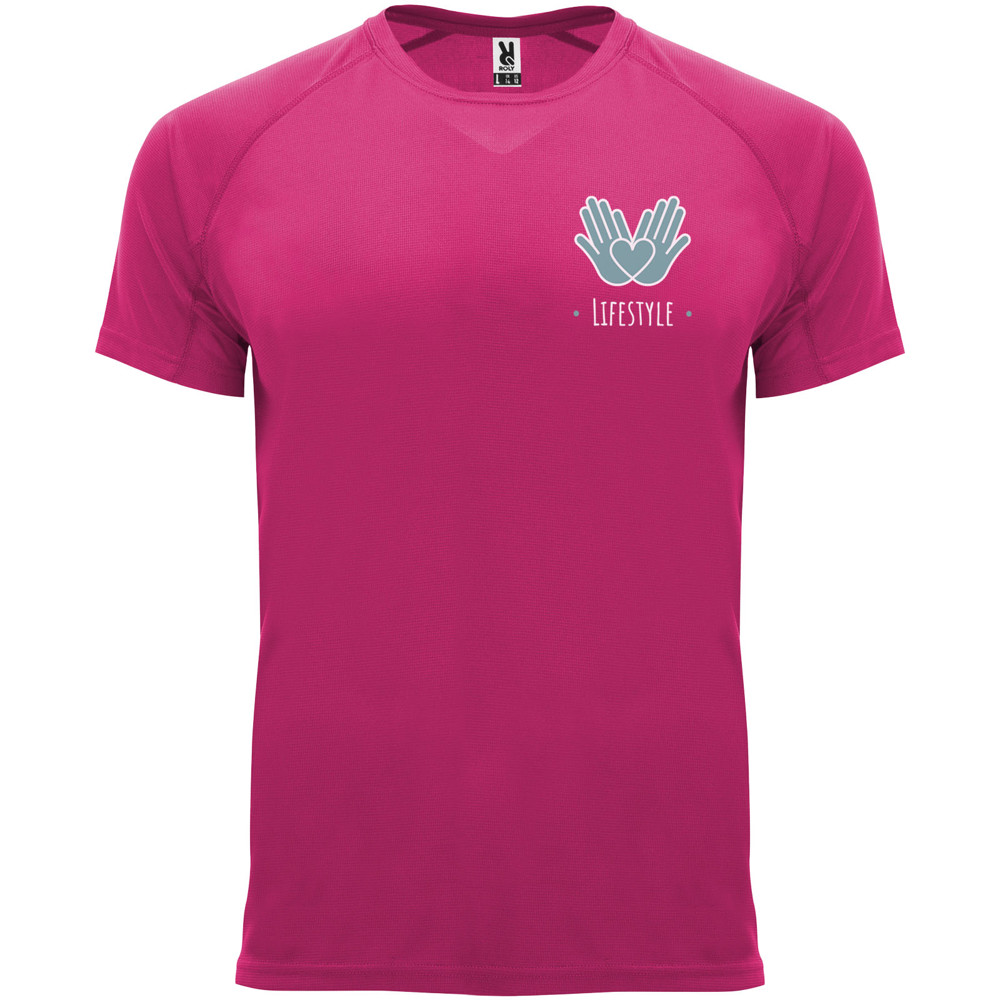Bahrain 135 g/m² sportshirt met korte mouwen voor heren