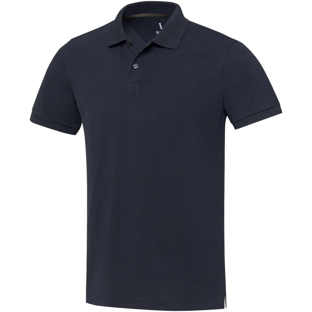 Emerald 200 g/m² unisex Aware™ gerecyclede polo met korte mouwen - Marineblauw