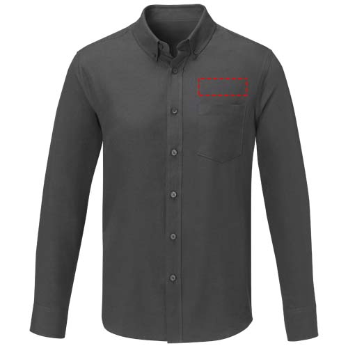 Pollux 130 g/m² herenoverhemd met lange mouwen
