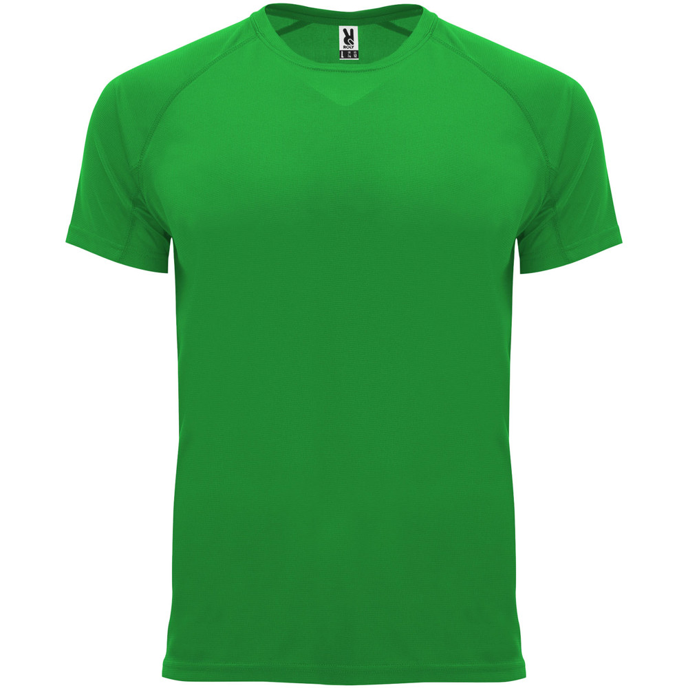 Bahrain 135 g/m² sportshirt met korte mouwen voor kinderen - Varen groen