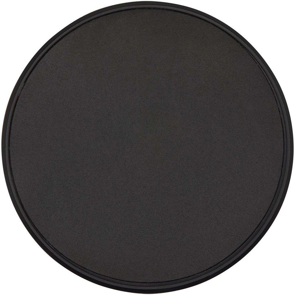 Alcor opvouwbare magnetische telefoonstandaard van gerecycled plastic met bamboedetails