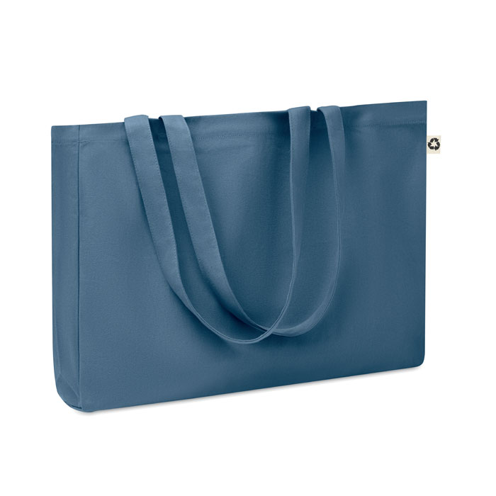 RESPECT COLOURED - Gerecyclede tas 280 gr/m² - Blauw