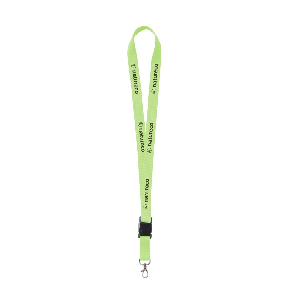 KeyCord 2 cm lanyard - fluo groen (± PMS Neon Green C)