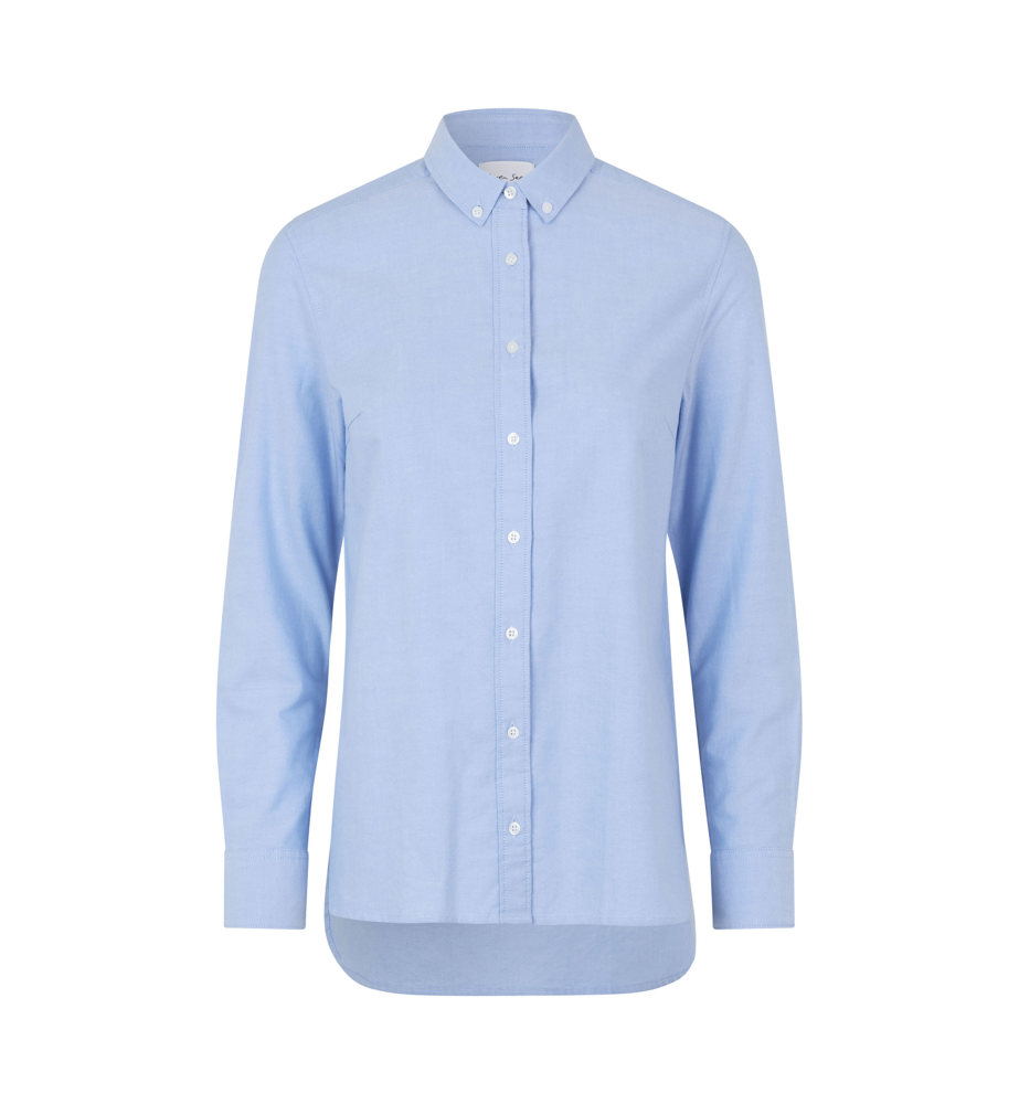 SEVEN SEAS Oxford | long | modern | dames - Lichtblauw (C-700)