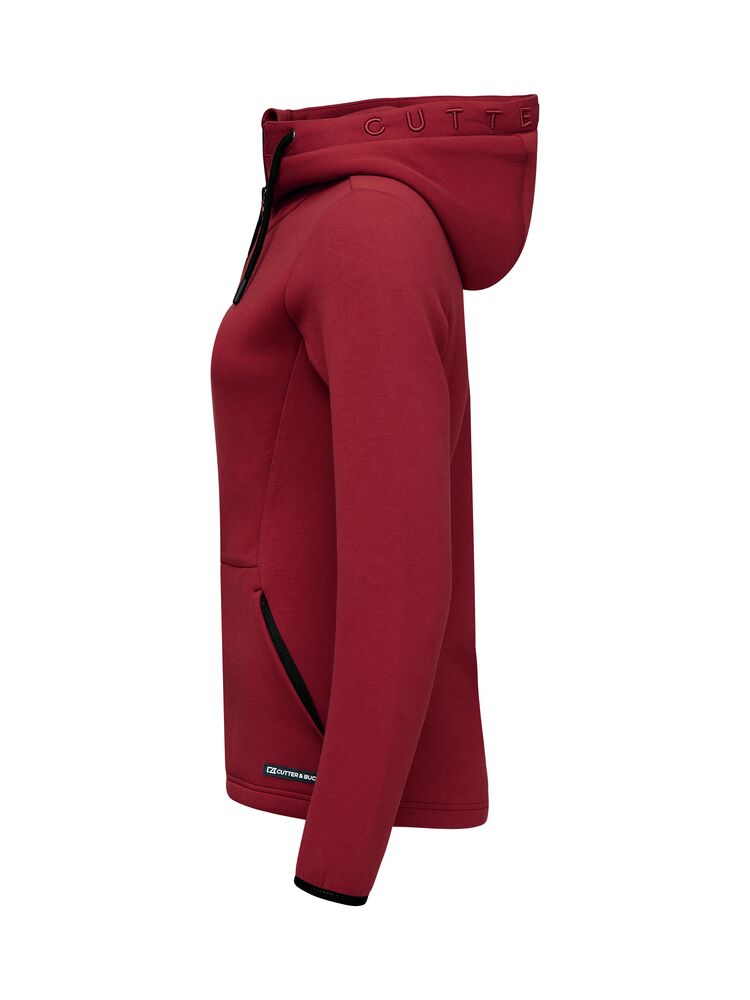 Cutter & Buck - Pemberton Hood Dames Biker Rood XS