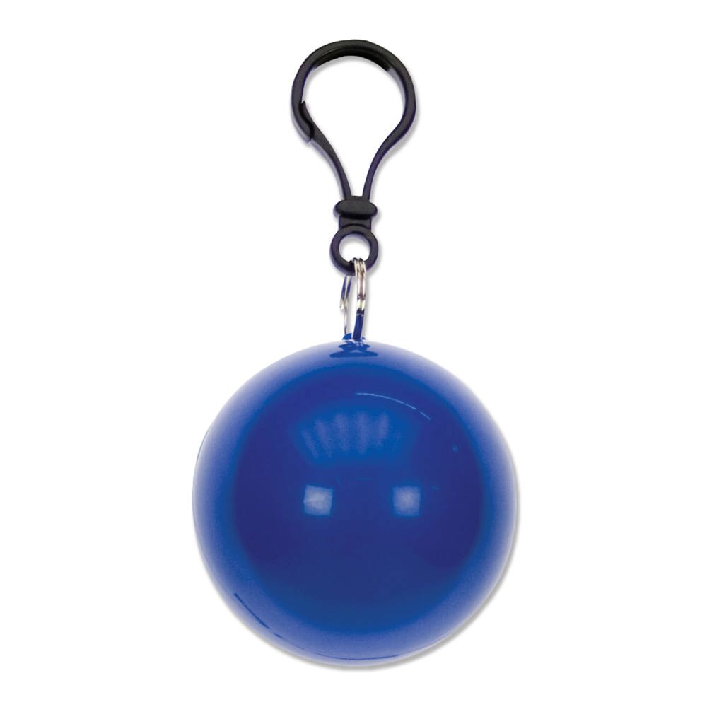 Bal met regenponcho - Blauw