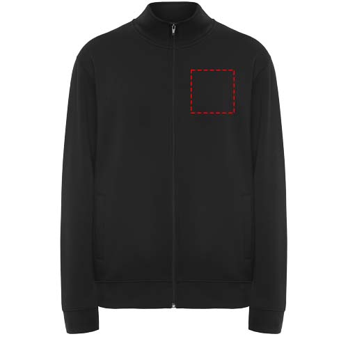 Ulan 280 g/m² unisex sweater met volledige rits