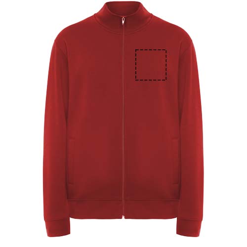 Ulan 280 g/m² unisex sweater met volledige rits