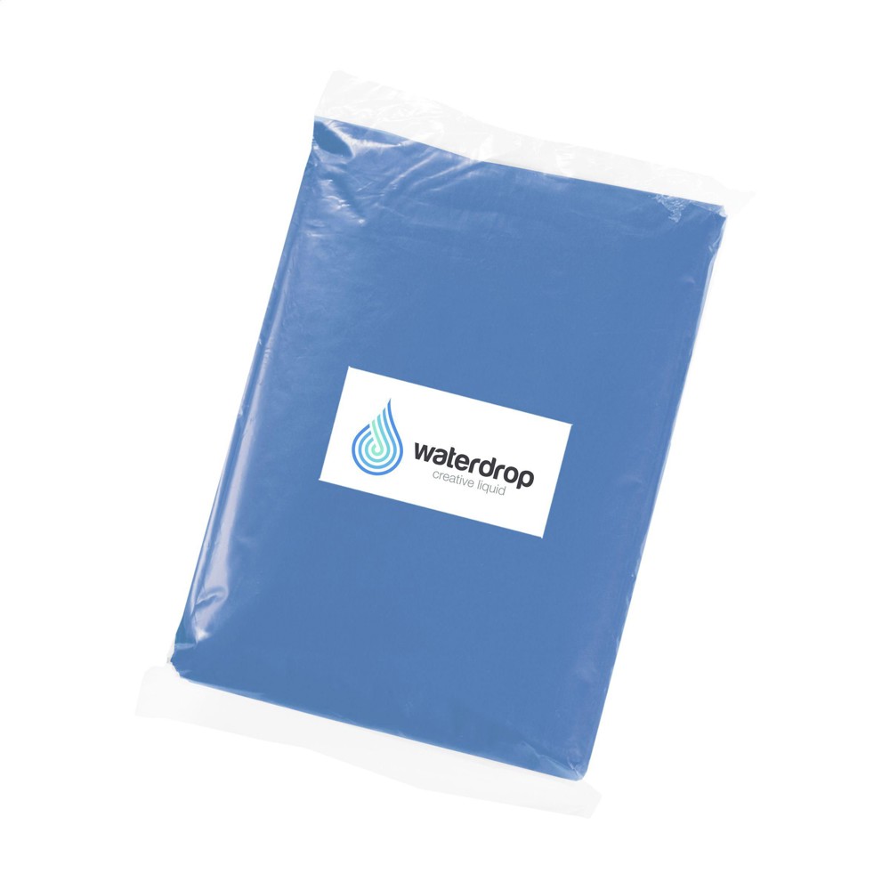 Clear regenponcho - blauw (± PMS 299)