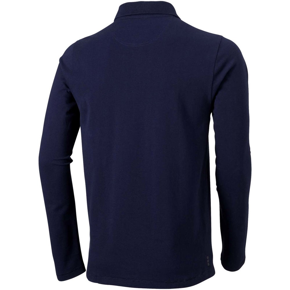 Calgary 180 g/m² herenpolo met lange mouwen