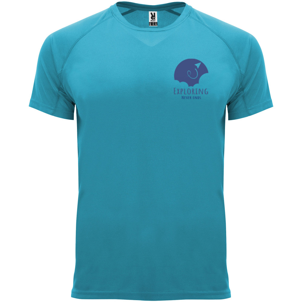Bahrain 135 g/m² sportshirt met korte mouwen voor heren