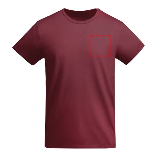 Breda 175 g/m² biologisch katoenen herenshirt met korte mouwen