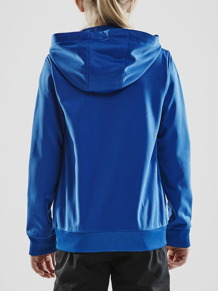 Craft - Pro Control Hood Jacket Jr Club Cobolt/White 122/128