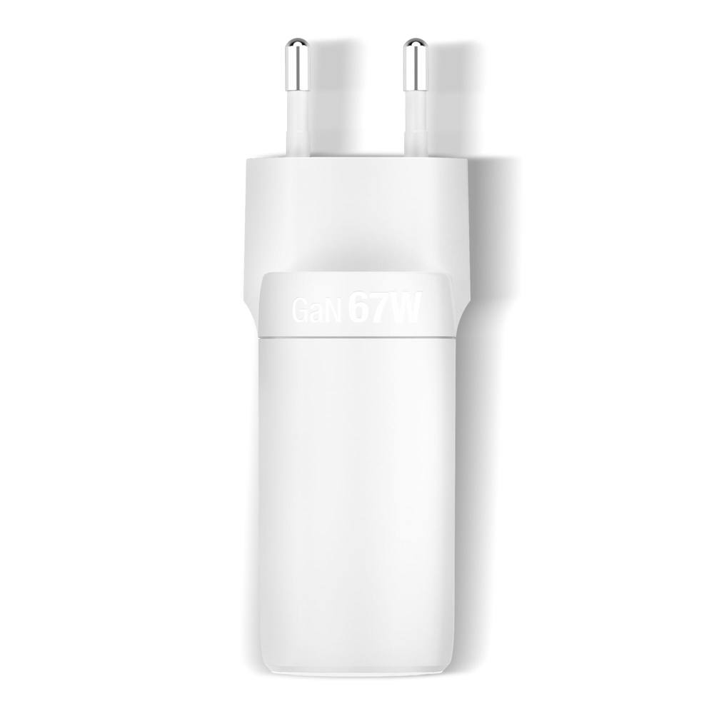 Fresh 'n Rebel 67W Laptop Snellader GaN USB-C &amp; USB-A