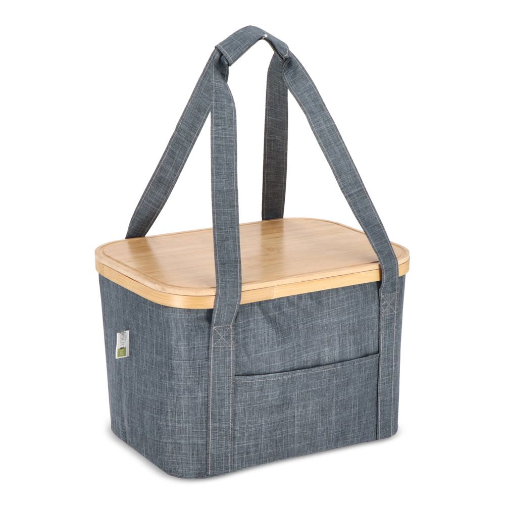 InSideOut Opvouwbare (koel) mand Sogne 38 x 26 x 25cm rPET - Donker Grijs