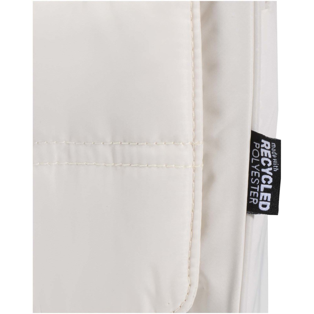 Puffer GRS gerecycleerde ophangbare canvas toilettas 8L