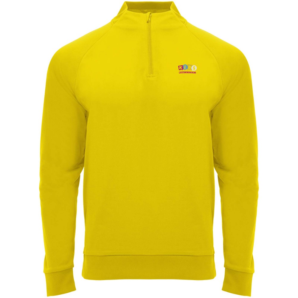 Epiro 200 g/m² sweatshirt met lange mouwen en kwartrits voor kinderen