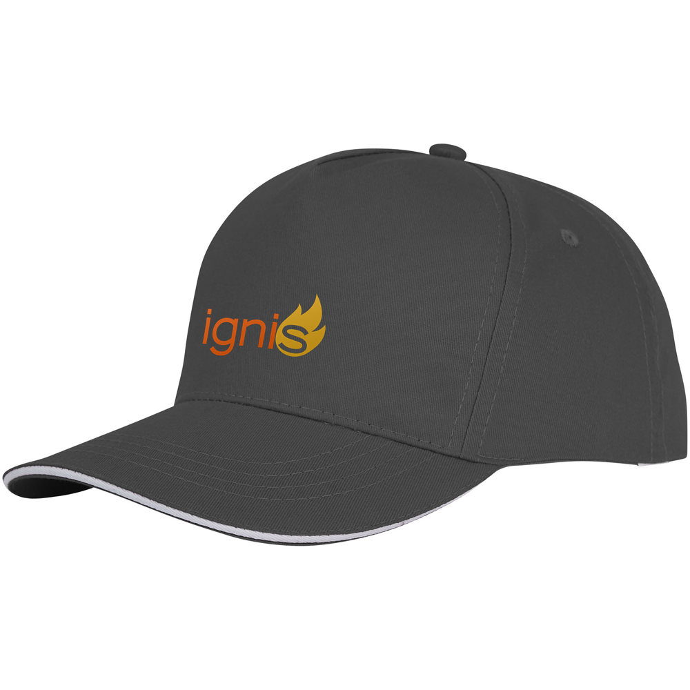 Ceto 175 g/m² 5 panel sandwich cap