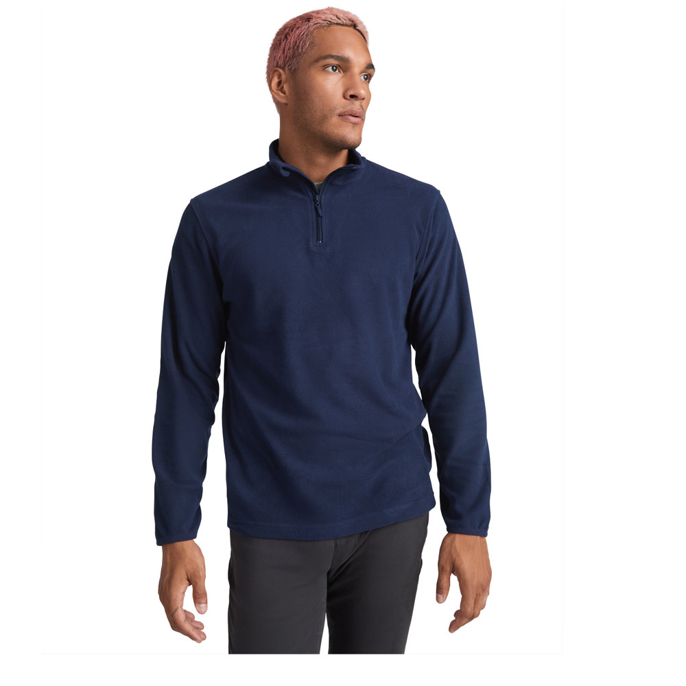 Himalaya fleece herenjack met kwartrits