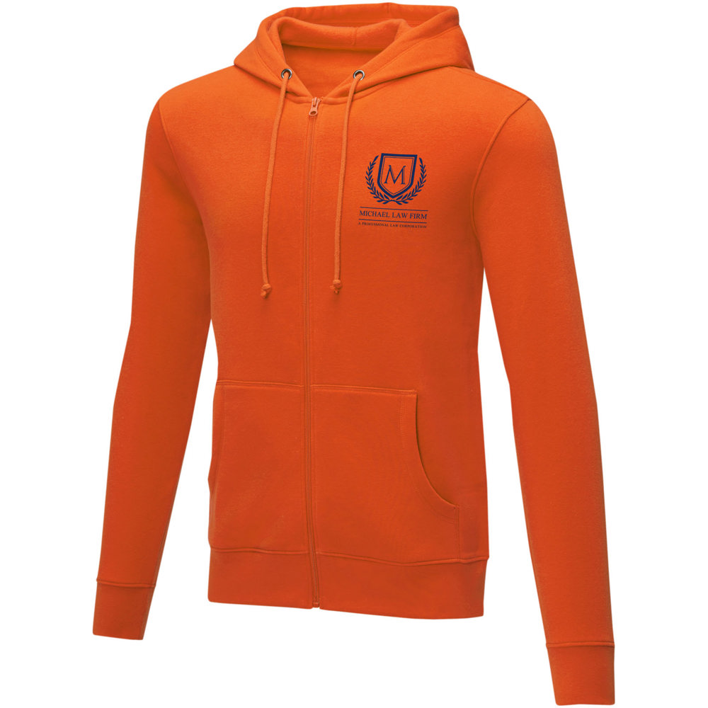 Charon 240 g/m² heren hoodie met ritssluiting