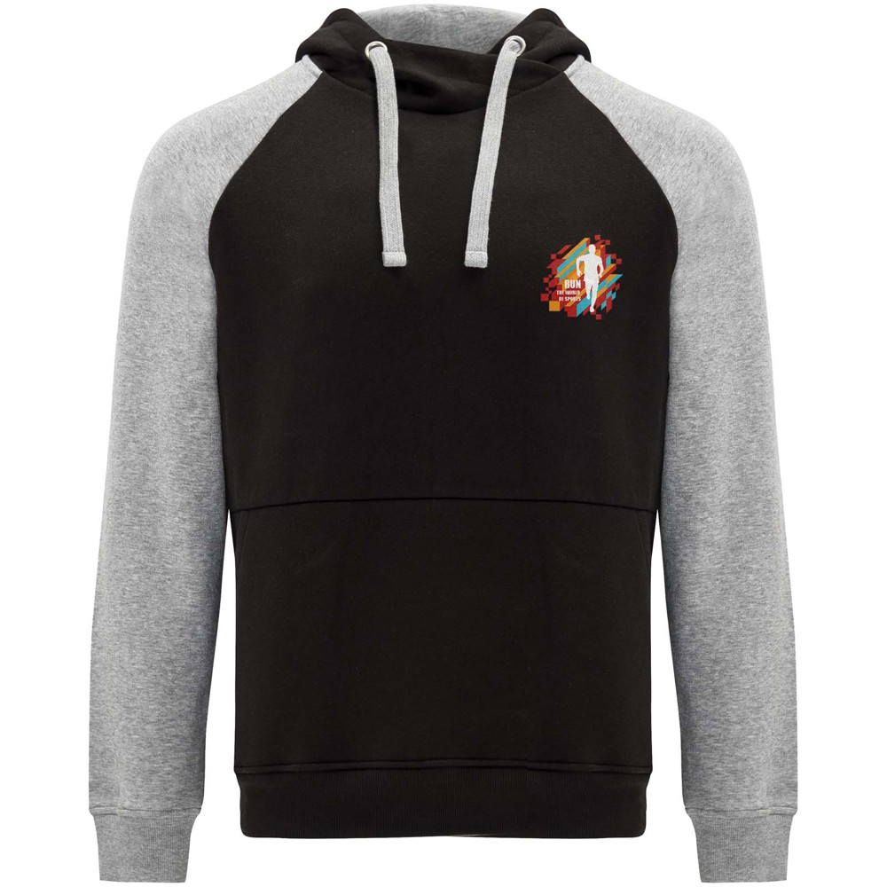 Badet 280 g/m² unisex tweekleurige hoodie